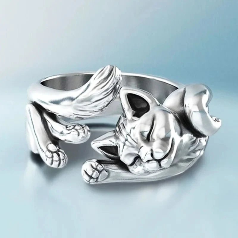 Bague Chat Beauté