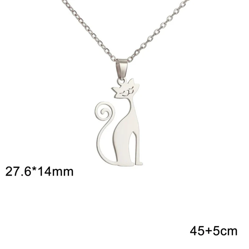 Collier Chat Stylisé