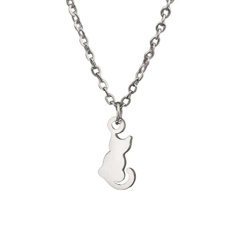 Collier Pendentif Petit Chat