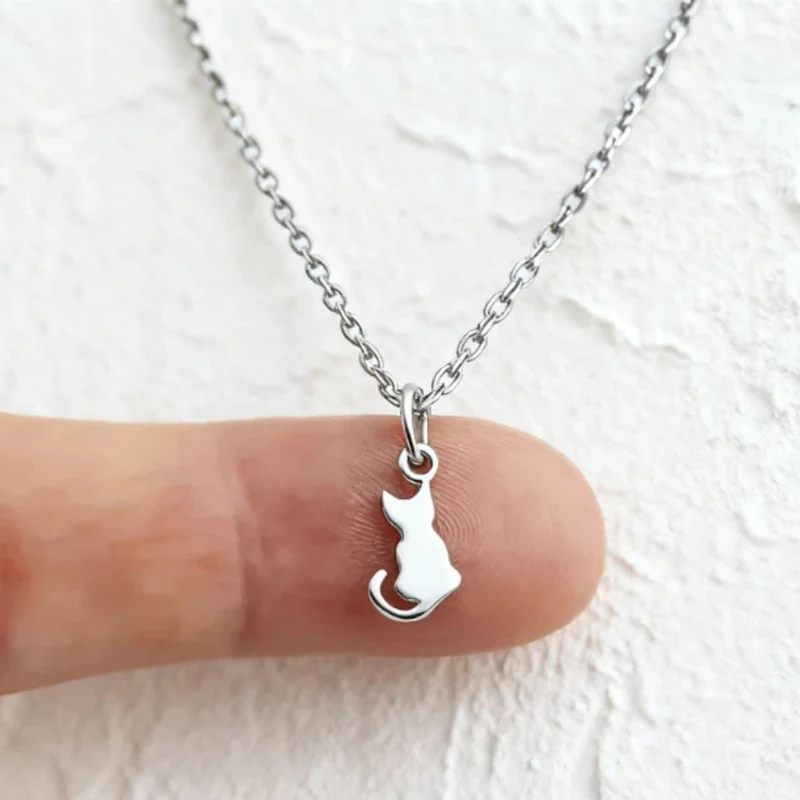 Collier Pendentif Petit Chat