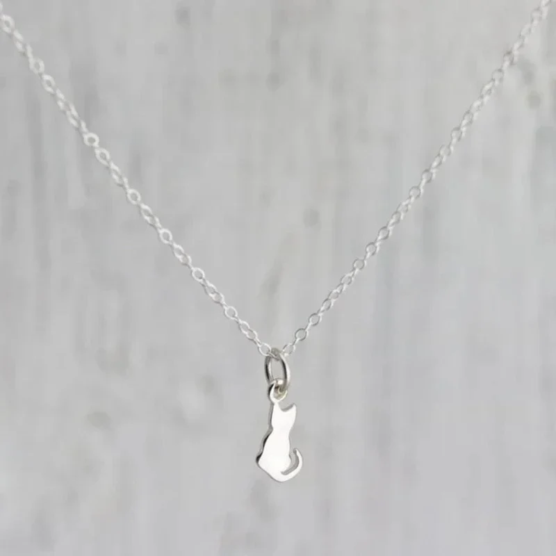 Collier Pendentif Petit Chat