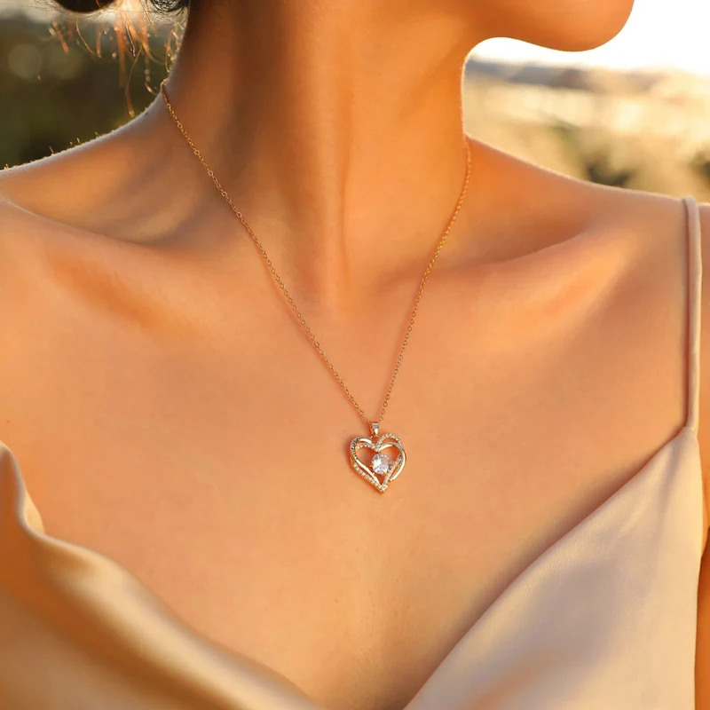 Collier Coeur Saint-Valentin