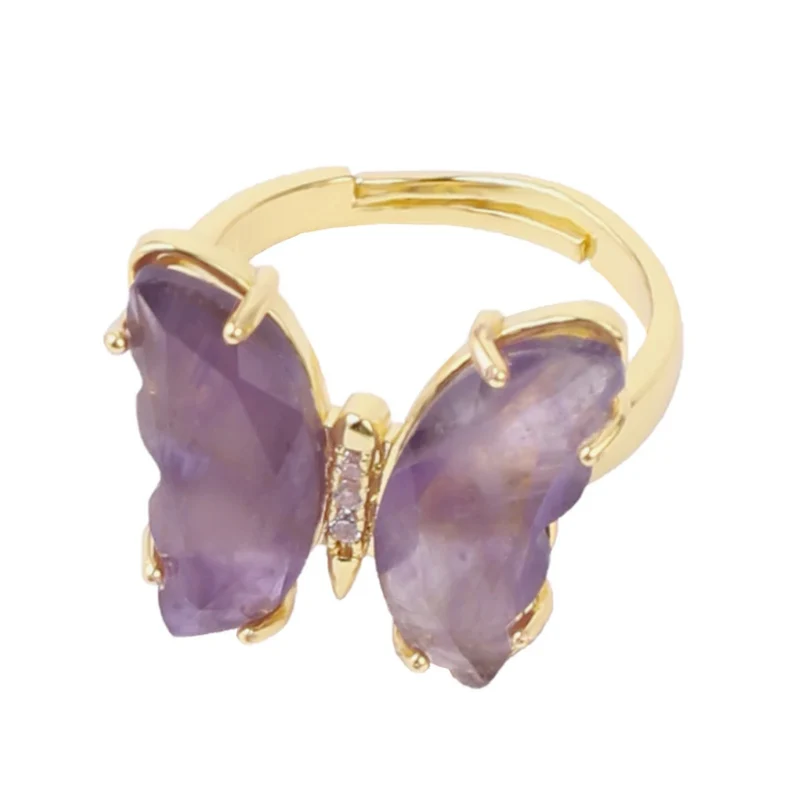 Bague Papillon Pierre Couleurs