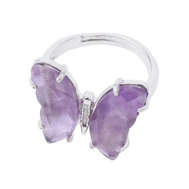 Bague Papillon Pierre Couleurs