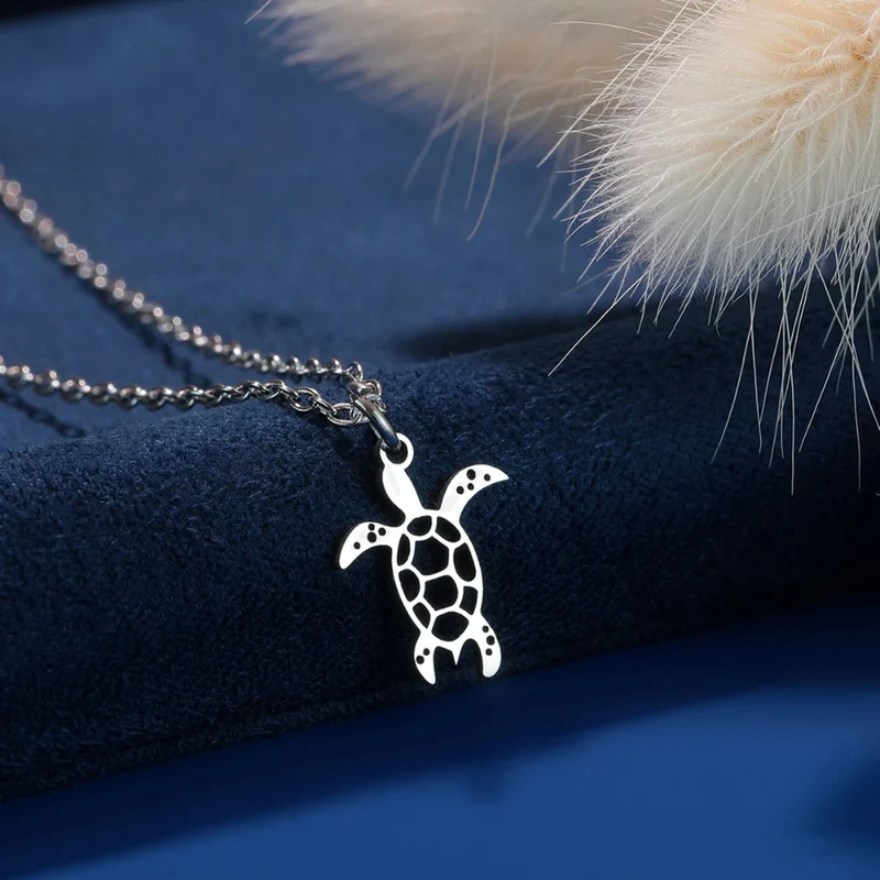 Collier Pendentif Tortue