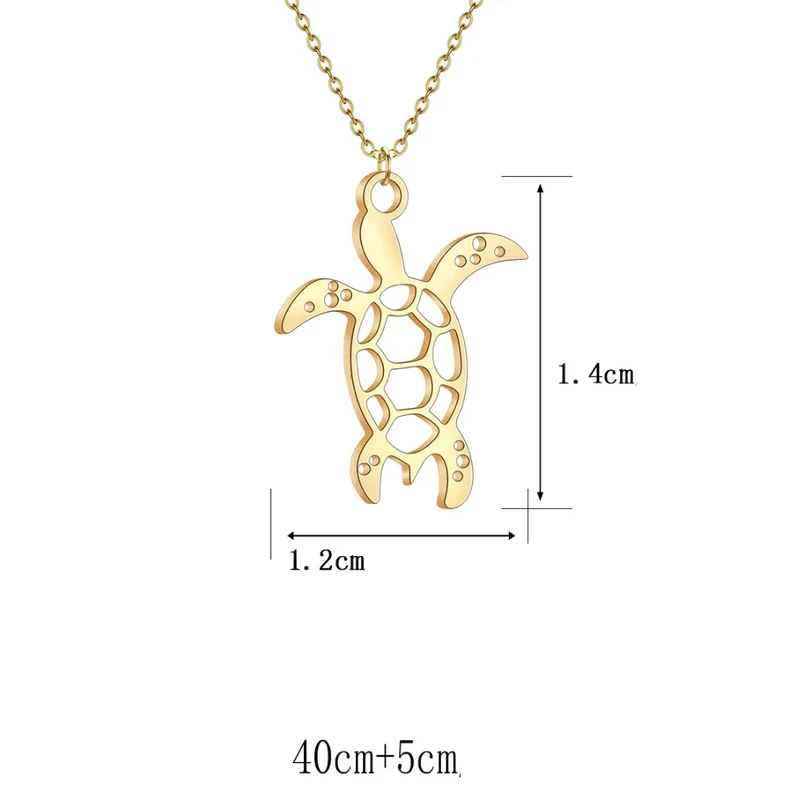 Collier Pendentif Tortue