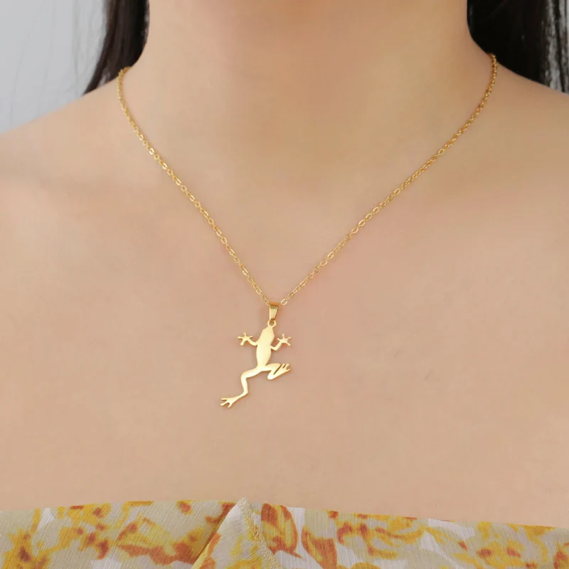 Collier Grenouille Femme