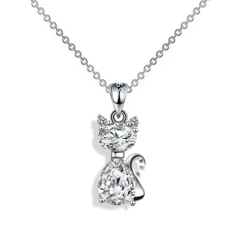 Collier Chat Diamant
