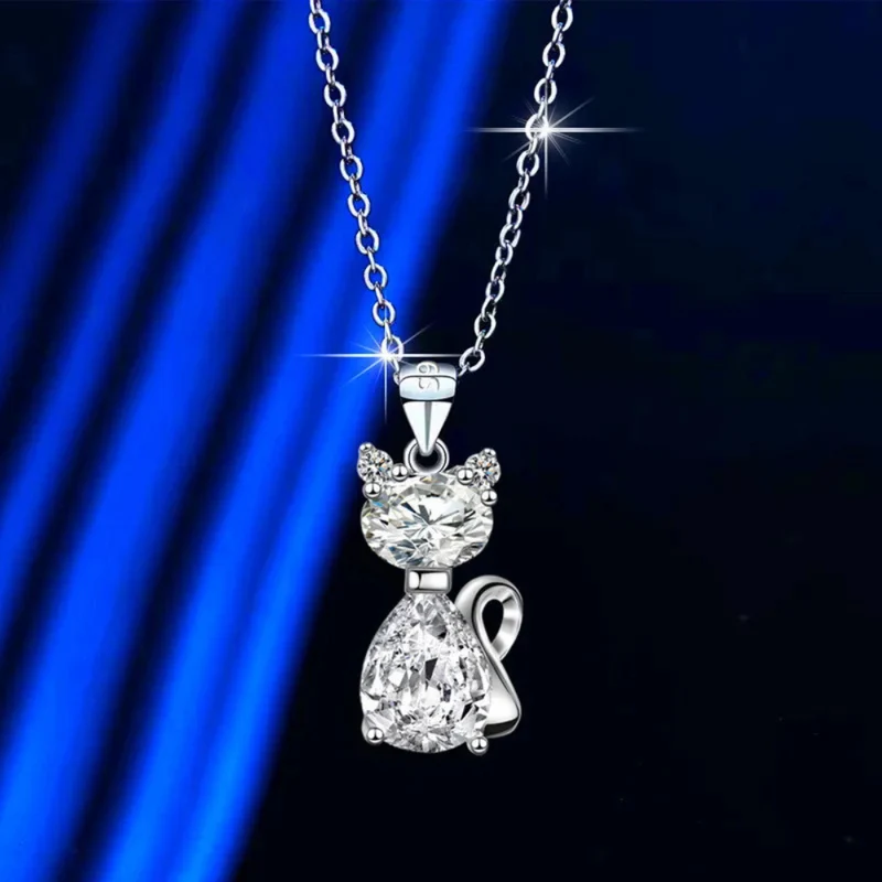 Collier Chat Diamant
