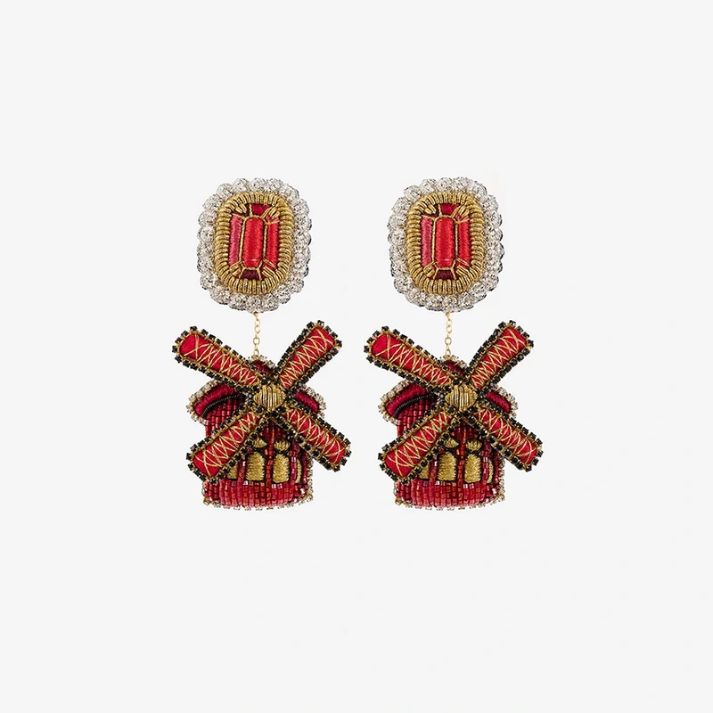BOUCLES D'OREILLES MOULIN ROUGE