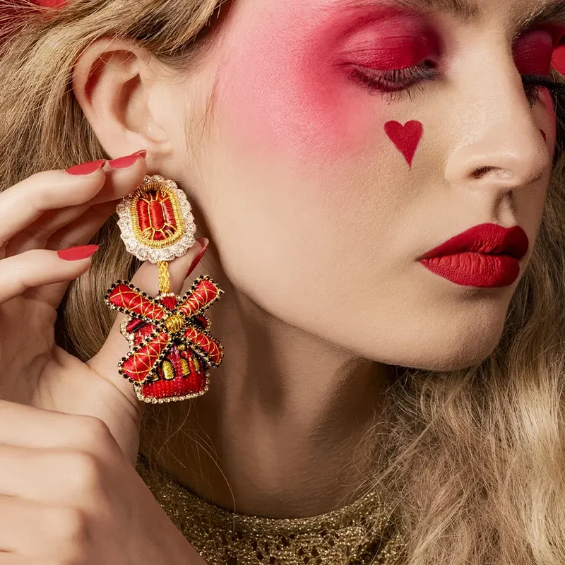 BOUCLES D'OREILLES MOULIN ROUGE
