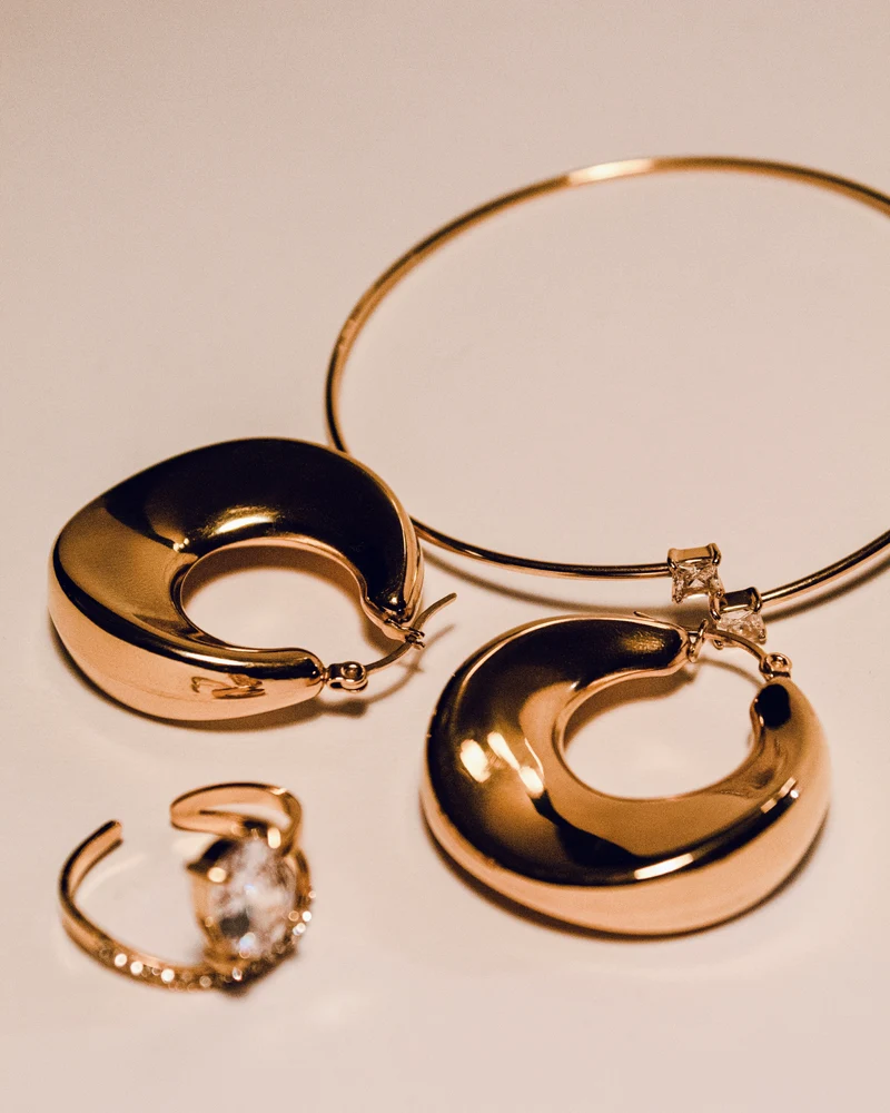 Boucles d'oreilles Ovale épaisse