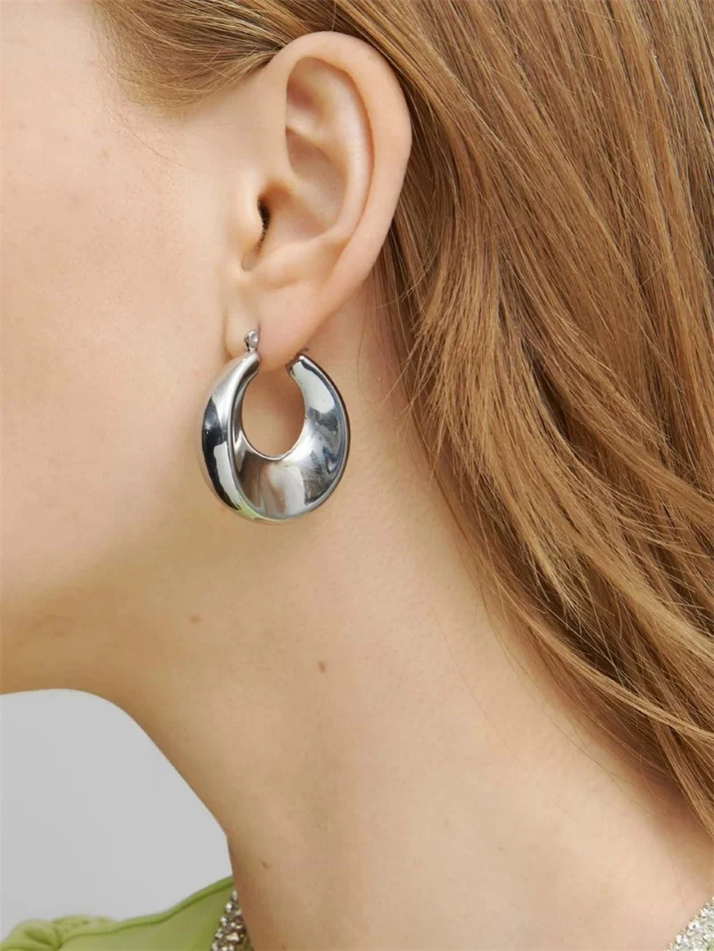 Boucles d'oreilles Ovale épaisse