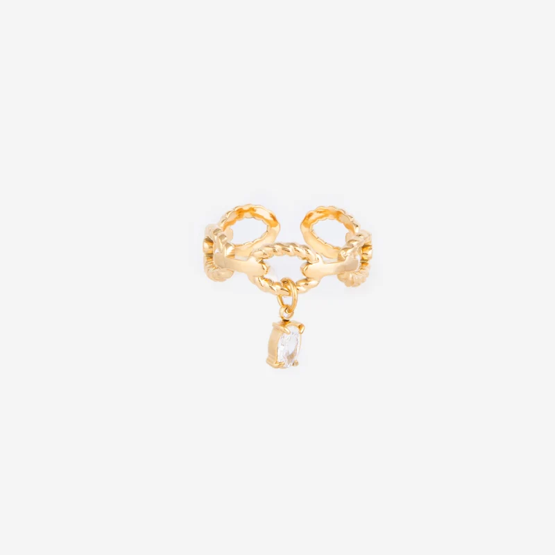 Bague Pendante Chaine
