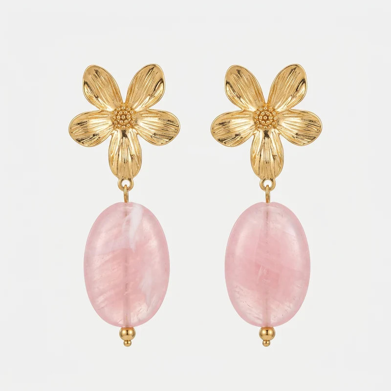 Boucles d'oreilles Rosélia