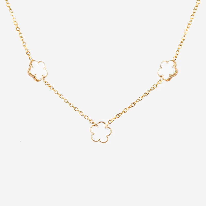 Collier multi Fleur