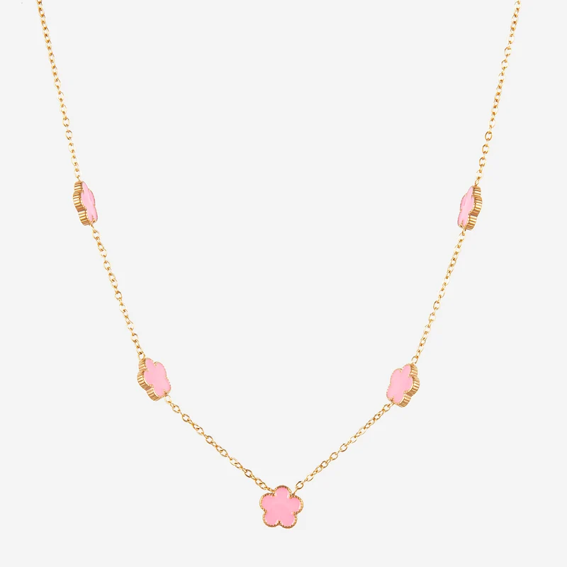 Collier multi Fleur