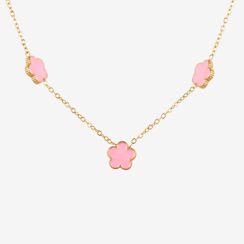 Collier multi Fleur