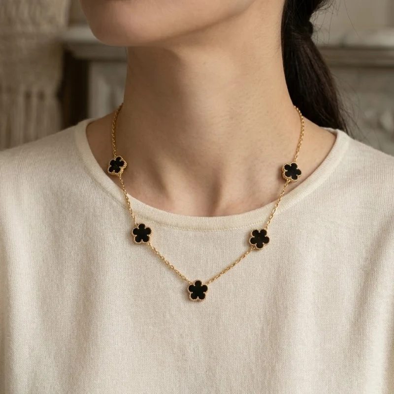 Collier multi Fleur