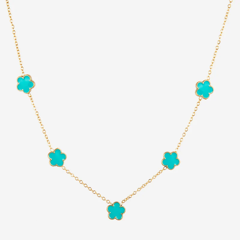 Collier multi Fleur