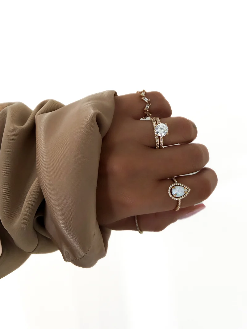 BAGUE "OPAL BLISS"