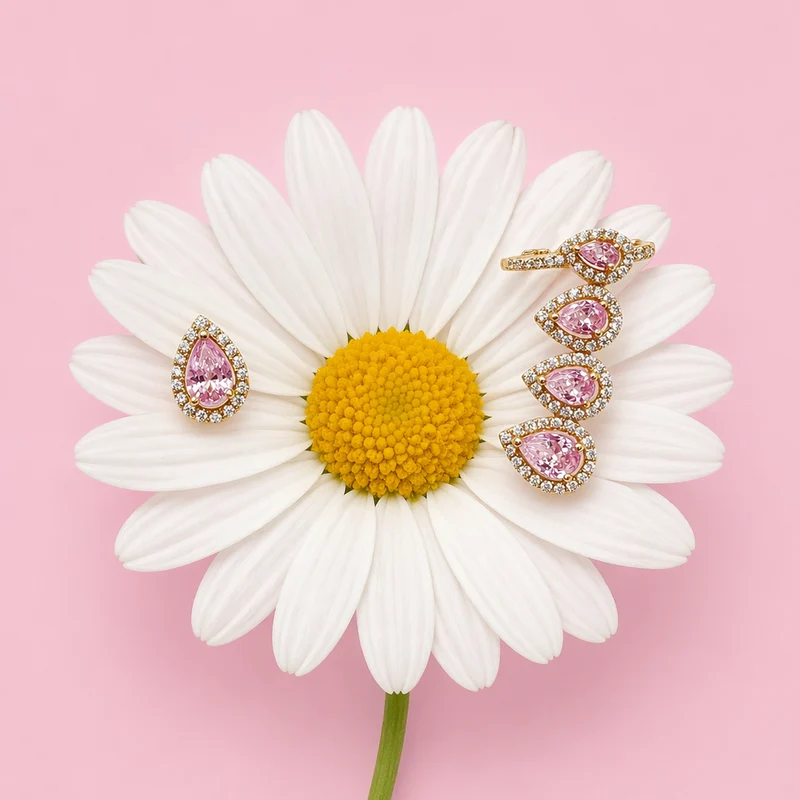 BOUCLES "JOA 4 PINK"