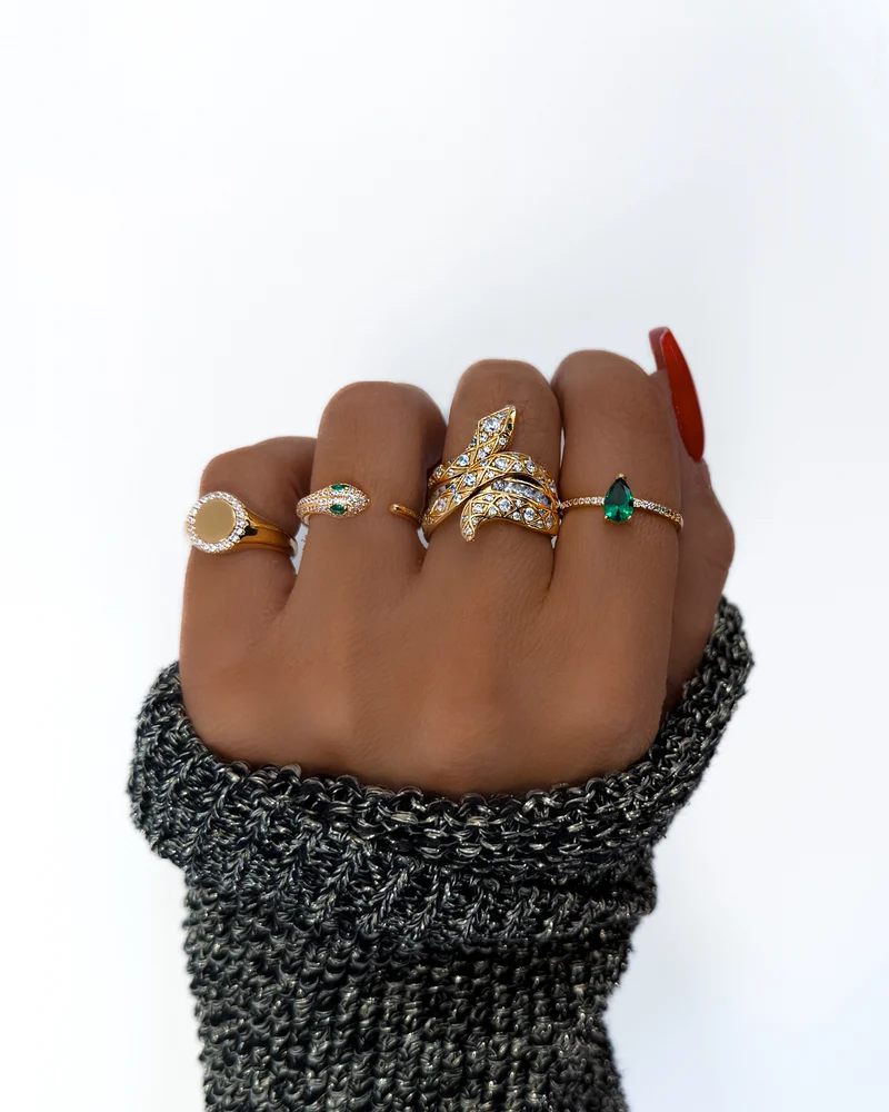 BAGUE "CAIMAN"