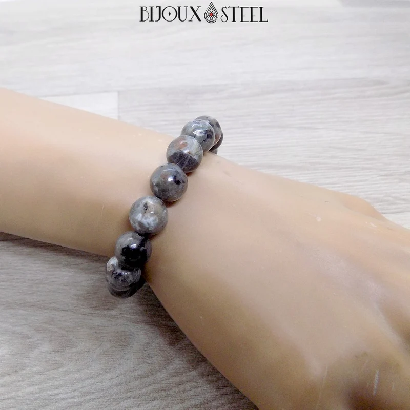 Bracelet en perles de yooperlite 10mm
