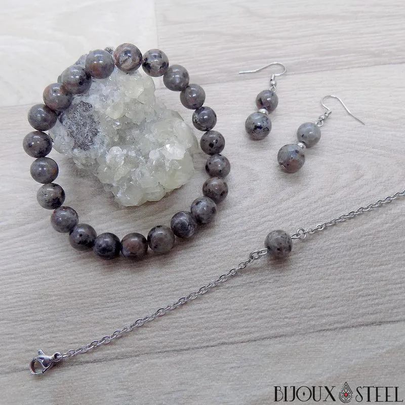 Bracelet en perles de yooperlite 8mm