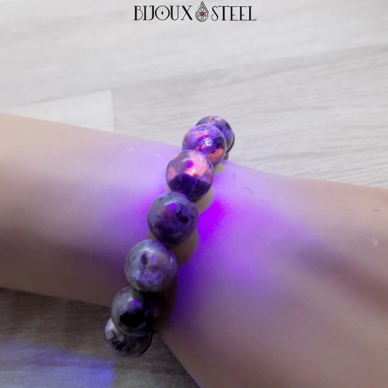 Bracelet en perles de yooperlite 8mm