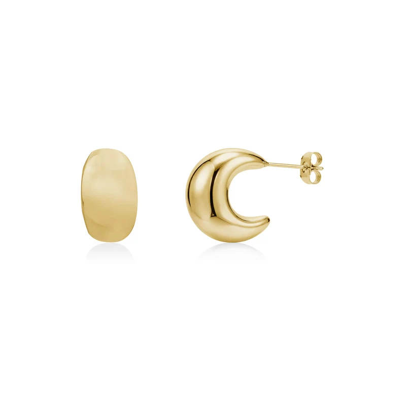 Boucles d'oreilles Bold Crescent