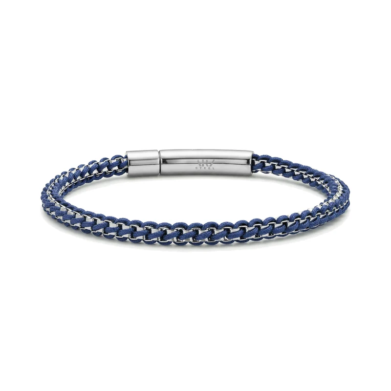 Bracelet en acier Rope Box Link