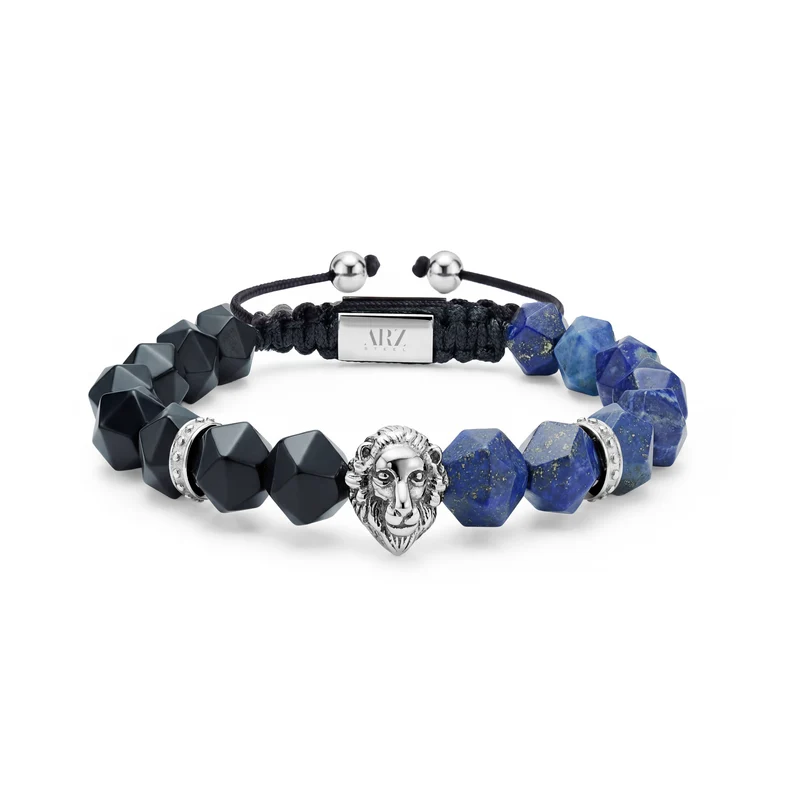 Bracelet Lion Lapis du Roi