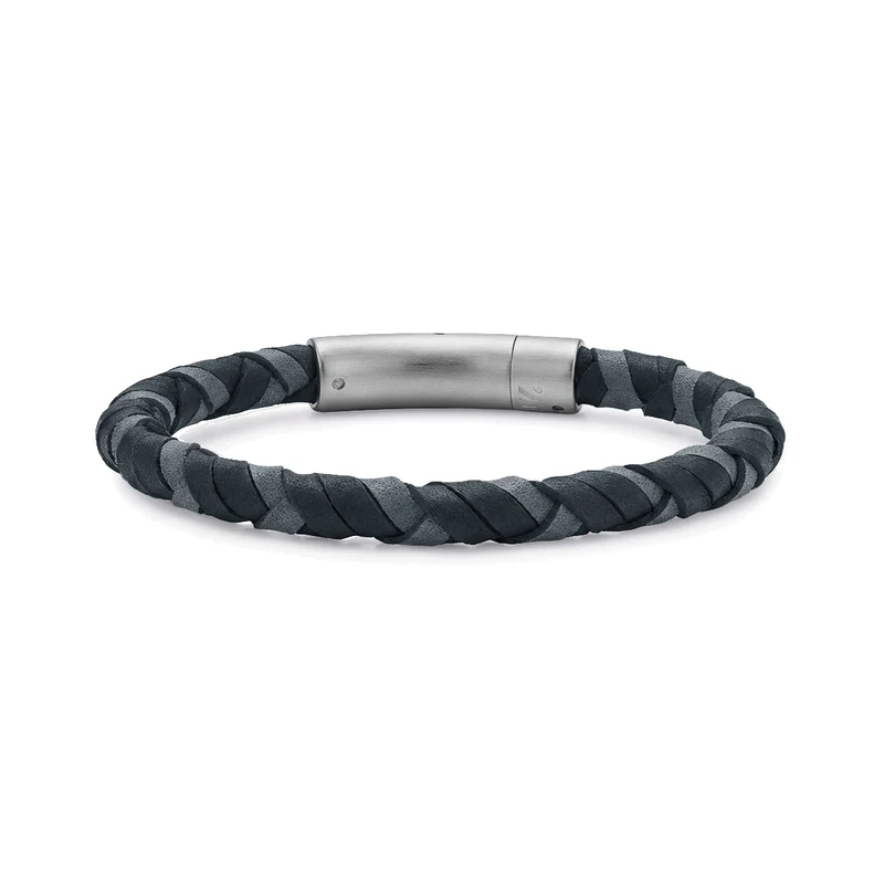 Bracelet en cuir tressé Nightfall
