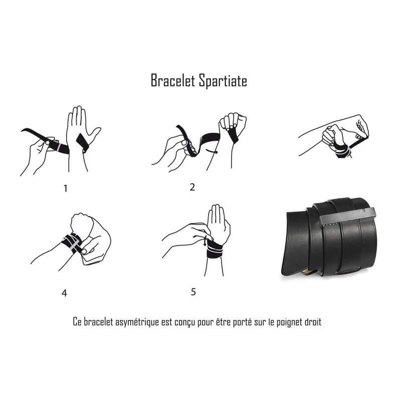 Bracelet de force marron | SPARTIATE