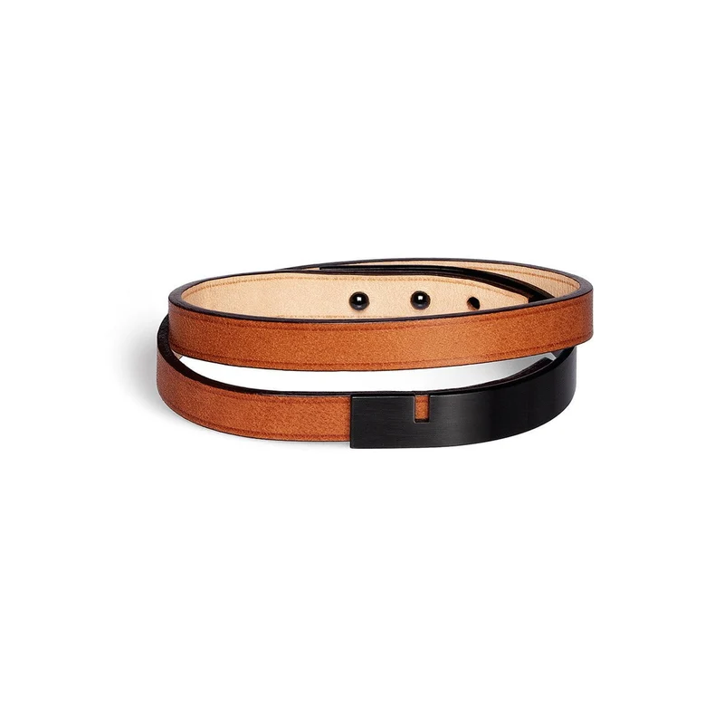 Bracelet homme acier noir | U'TURN TWICE