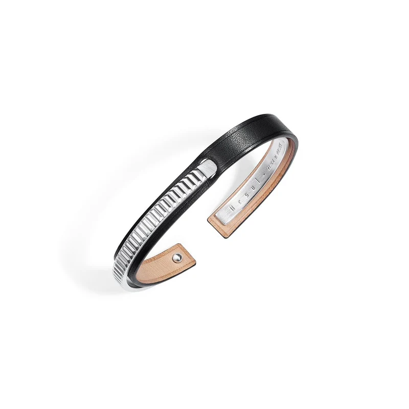 Bracelet jonc homme argent | URAEUS