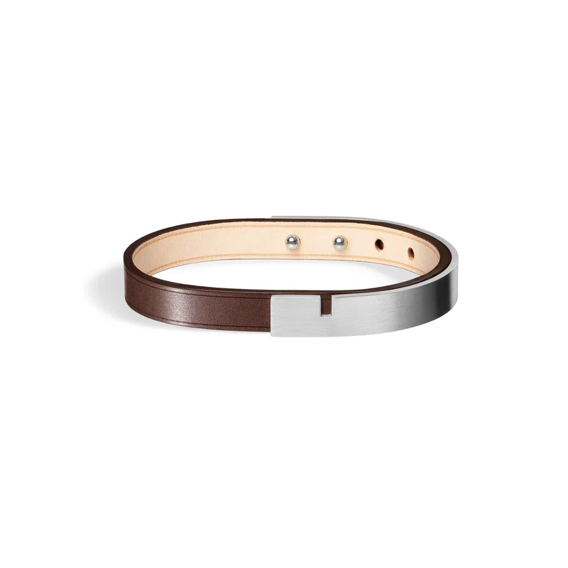 Bracelet cuir homme marron | U'TURN.9