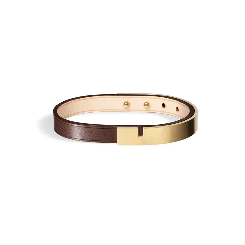 Bracelet cuir homme marron | U'TURN.9