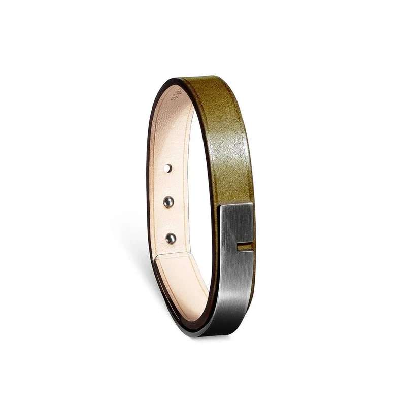 Bracelet cuir kaki | U'TURN.11