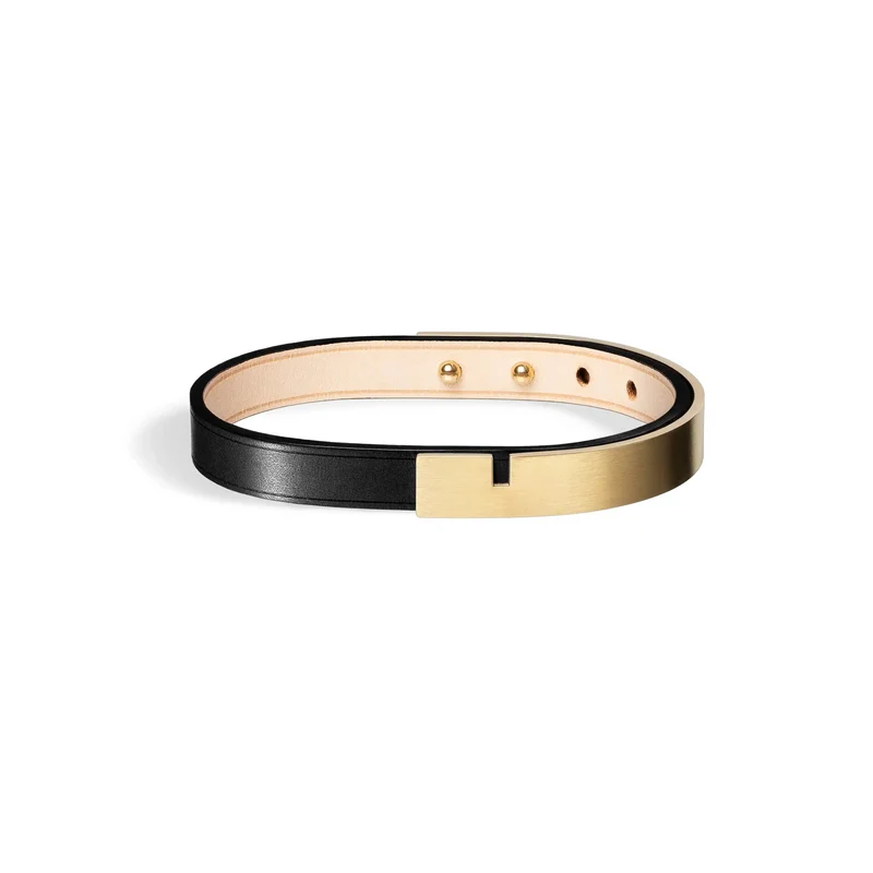 Bracelet cuir noir homme | U'TURN.9
