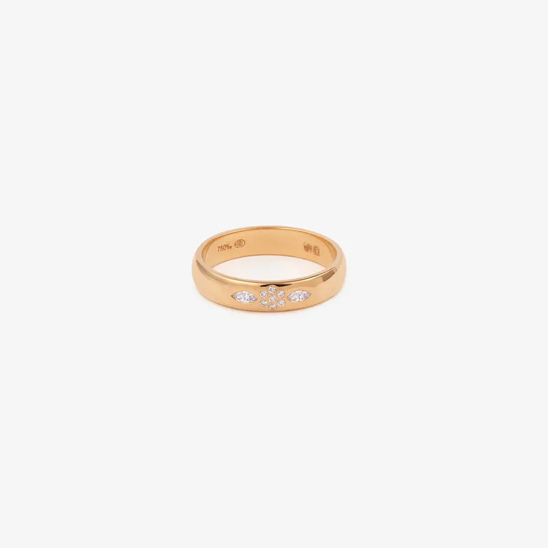 Miniflower Love Ring 1–Full Diamond Rose Gold