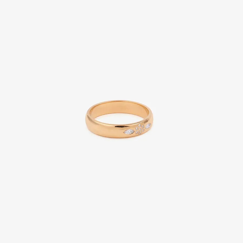 Miniflower Love Ring 1–Full Diamond Rose Gold