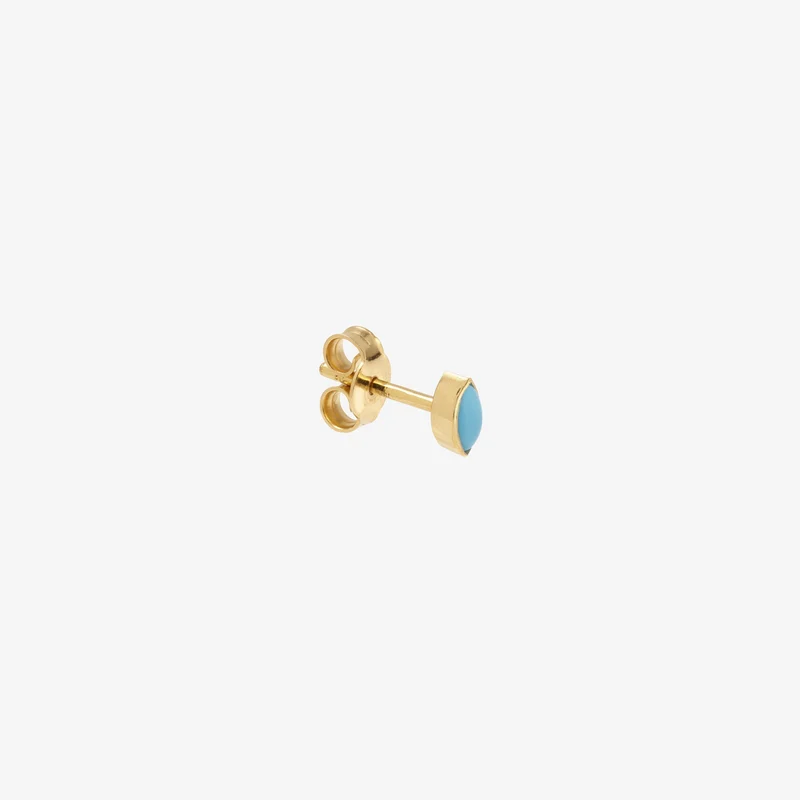 Georgia Ear Stud 1–Turquoise