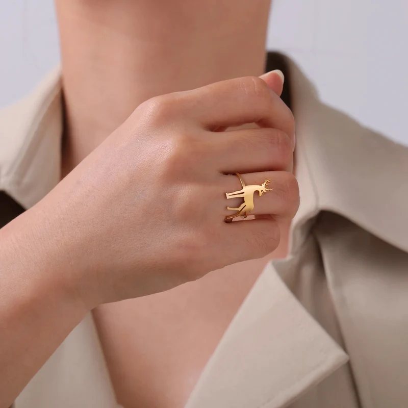 Bague Cerf Femme