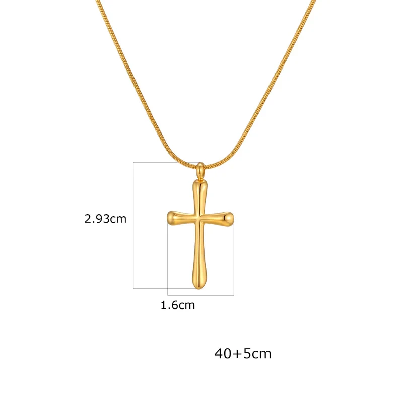Collier Croix Élégant Femme