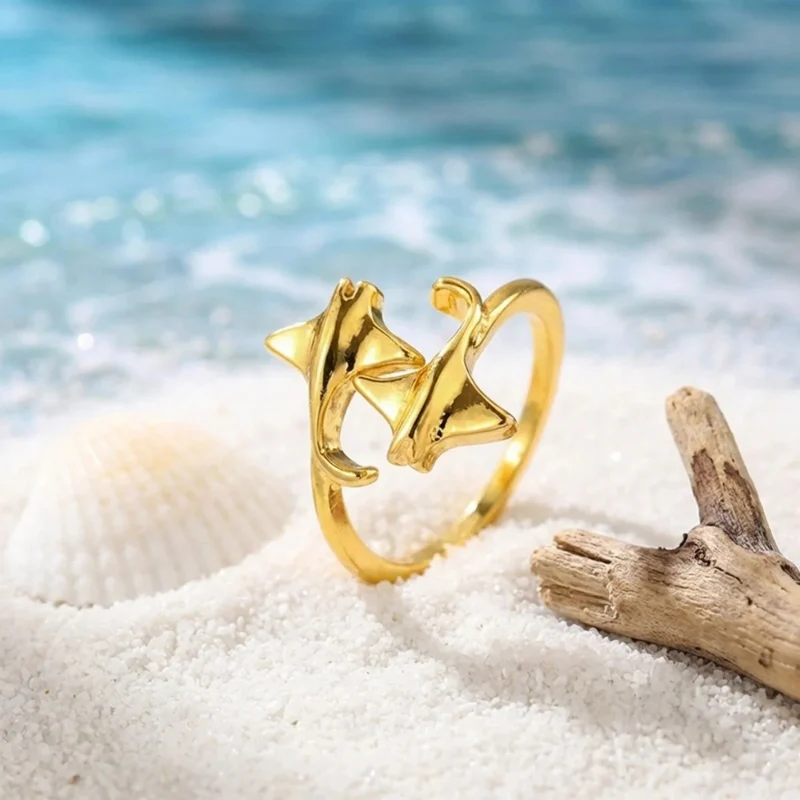 Bague Raie Manta Femme