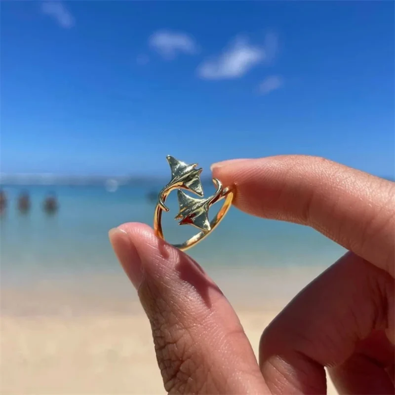 Bague Raie Manta Femme