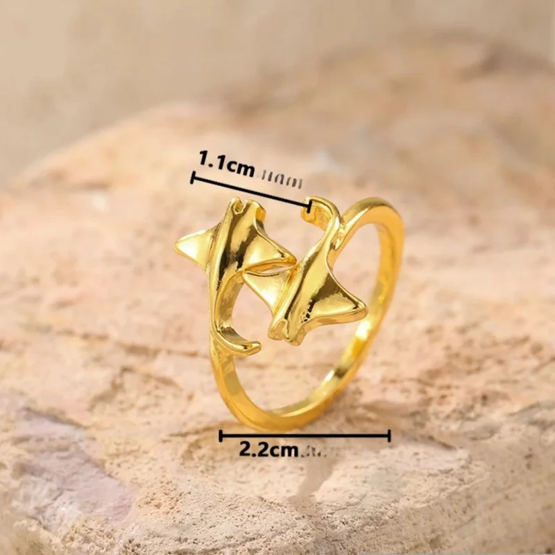 Bague Raie Manta Femme