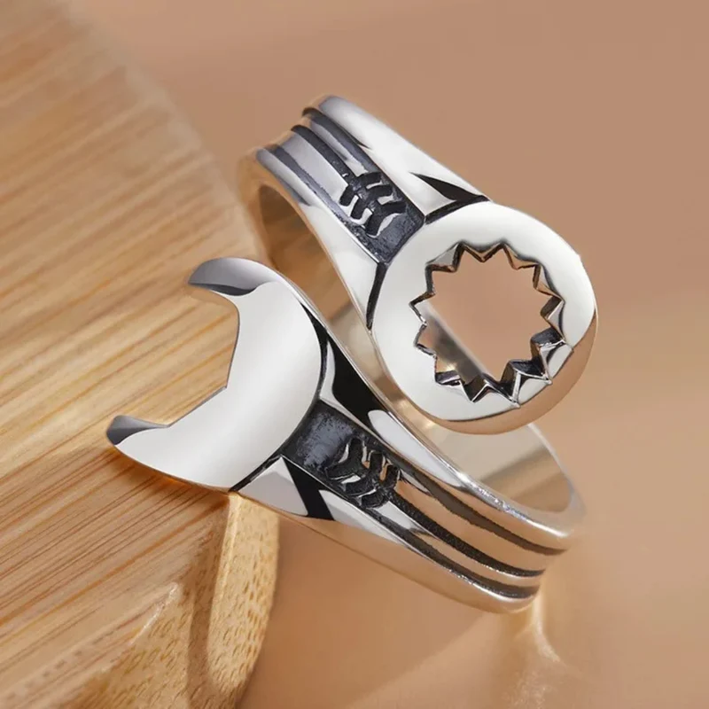 Bague Clé Plate